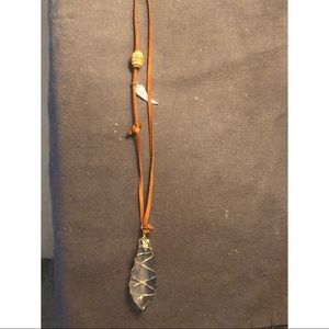Handmade crystal necklace